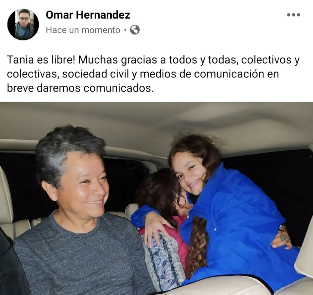 Tras un mes en prisión, liberan a Elis, la alumna criminalizada por la UNAM