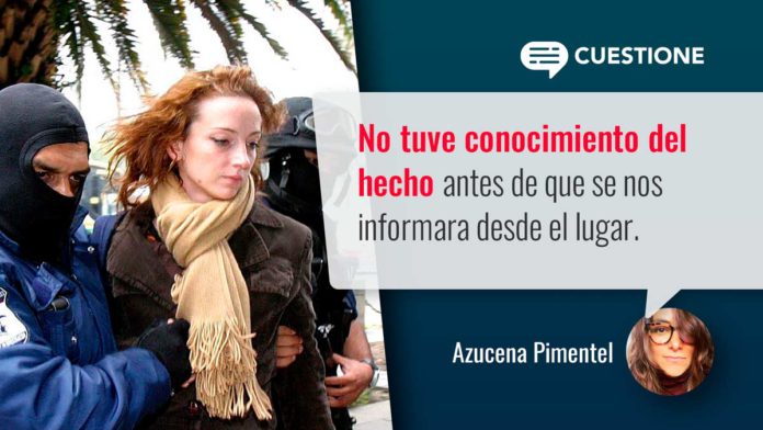 Comunicado de Azucena Pimentel Mendoza