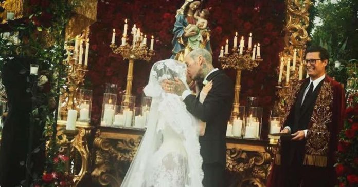 La boda más extravagante del 2022: Travis Barker y Kourtney Kardashian