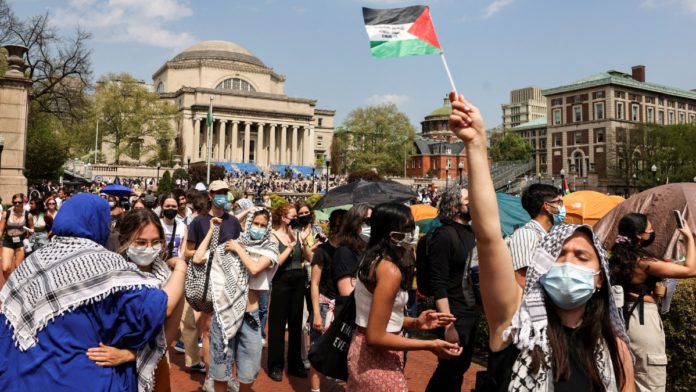 Protestas contra la guerra en Gaza enrarecen aún más el ambiente político en EU